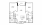 B1 - 2 bedroom floorplan layout with 2 baths and 1028 square feet.